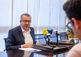 Toni Pérez durante su comparecencia de este martes