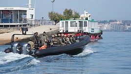 Boinas verdes de Alicante, durante el Ejercicio 'Galerna 24'.