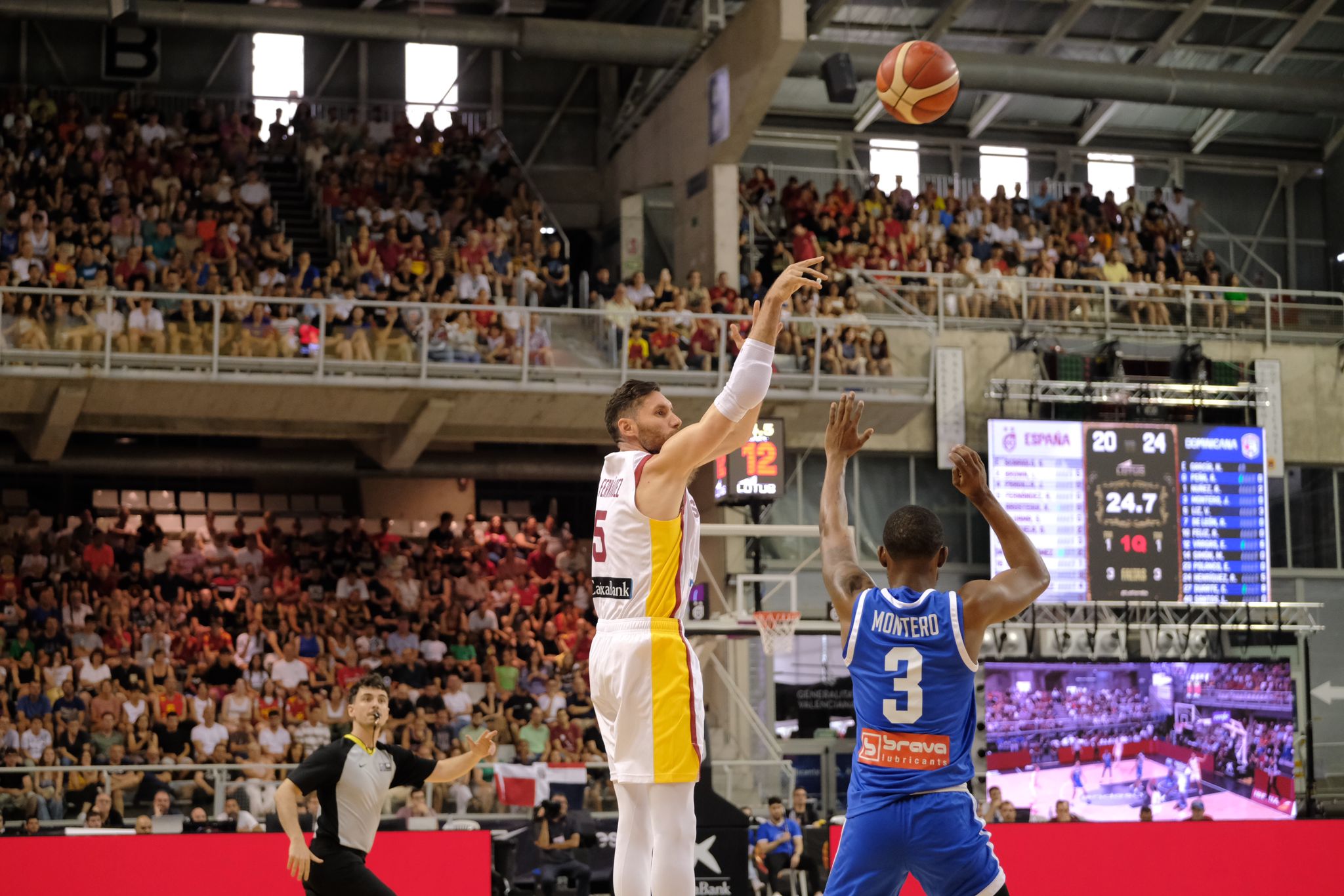 84-74. España vence a la República Dominicana y se prepara para el Preolímpico