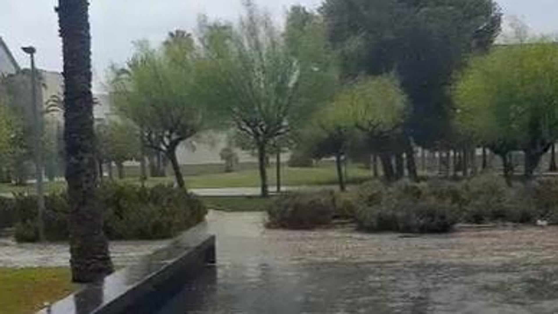 LLUVIAS Y TIEMPO EN ALICANTE La tormenta cae sobre San Vicente del Raspeig y la Universidad de Alicante TodoAlicante