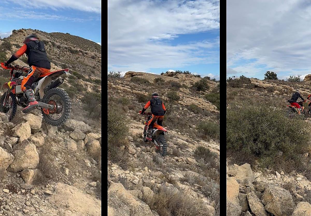 Imágenes de las prácticas ilegales subidas a redes sociales por los propios infractores.