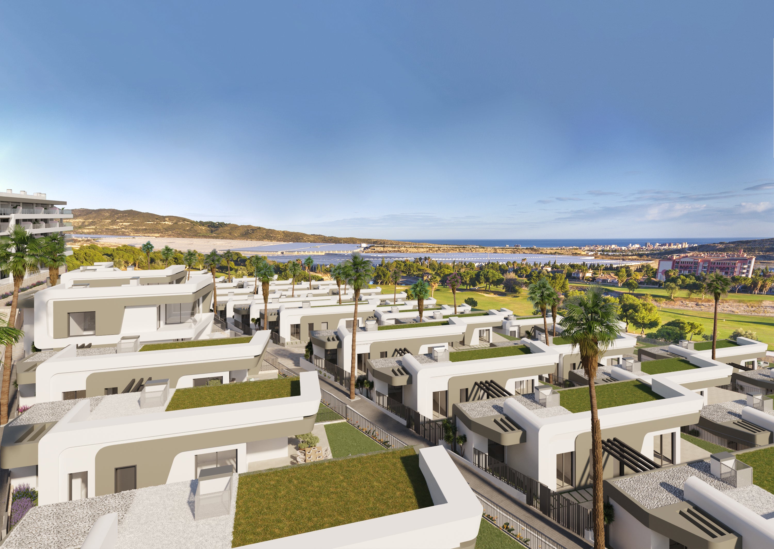 Residencial con vistas al campo de golf