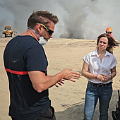 Xixona acusa de «falta de apoyo» a Diputación y Generalitat en el incendio de Piedra Negra