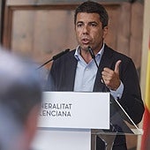Mazón responde al Gobierno: «La Comunitat tiene 317 plazas con 418 menores inmigrantes dentro»