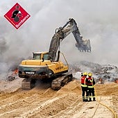 La Generalitat mide la calidad del aire de Xixona por el humo del incendio del vertedero