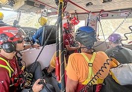 Los bomberos del consorcio en una imagen de archivo.