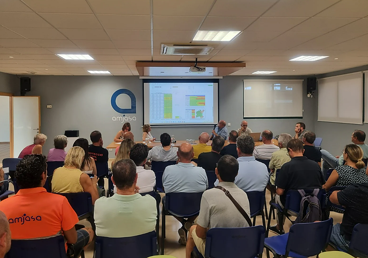 Reunión de L'Observatori del Aigua de Xàbia.