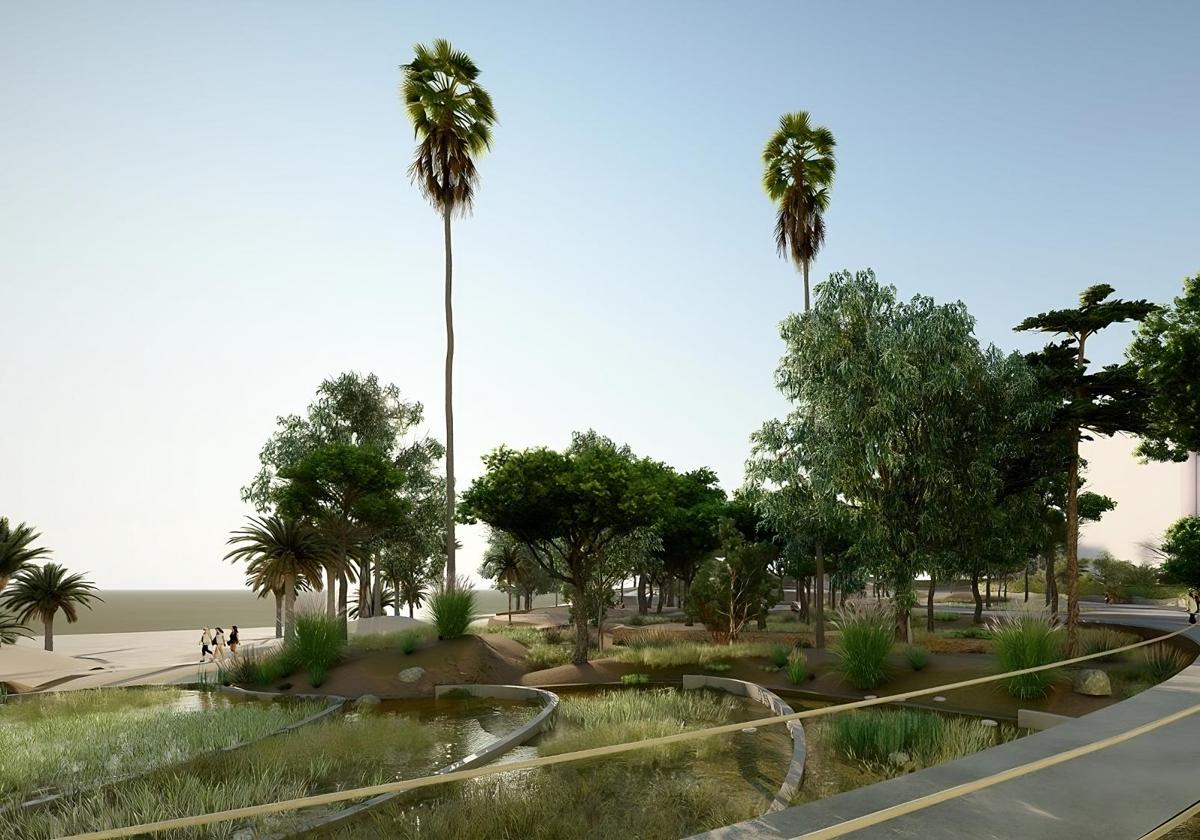 La Almadraba, el nuevo verde a pie del mar de Alicante