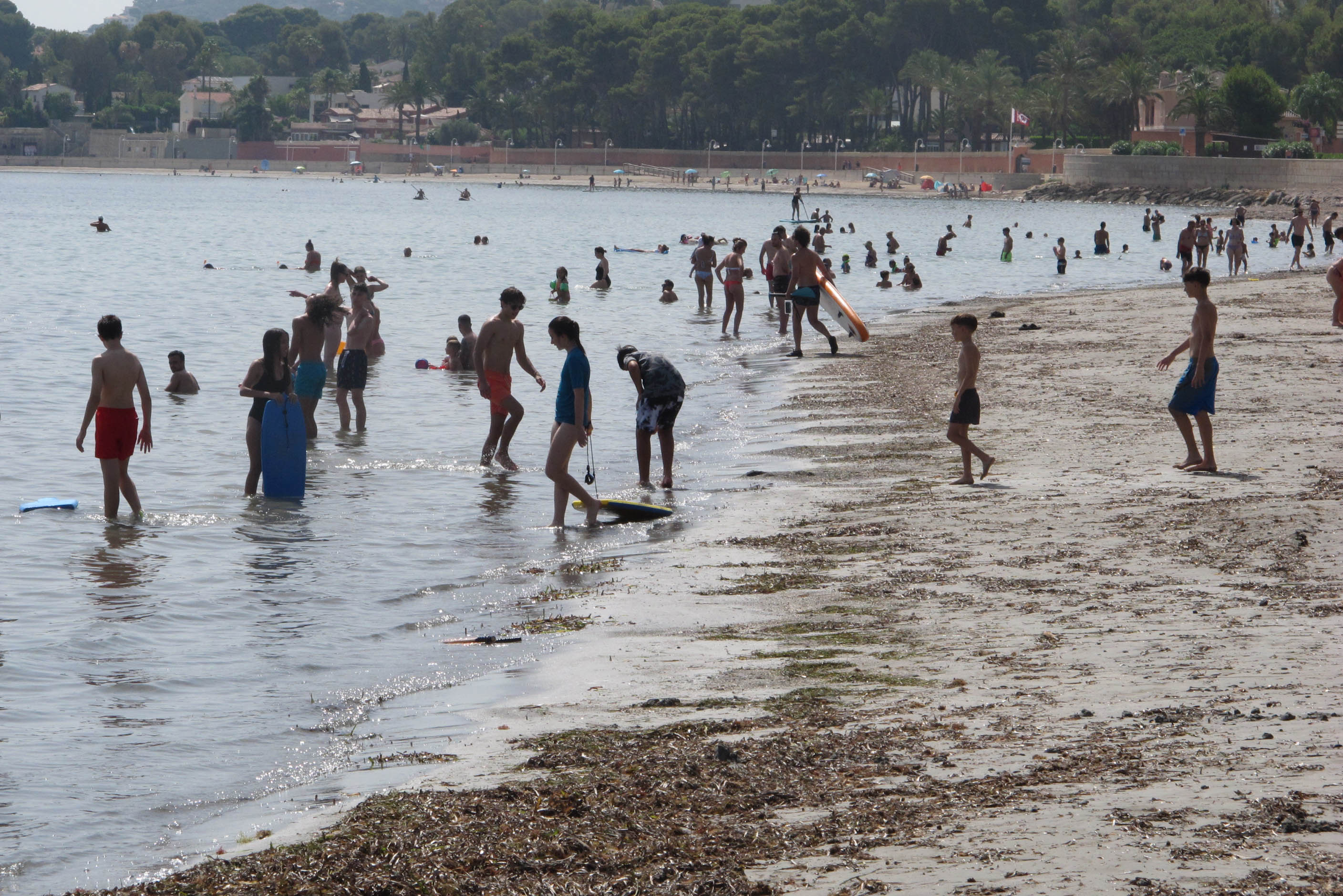 Las playas de la provincia de Alicante se llenan de cadenas humanas contra la Ley de Costas