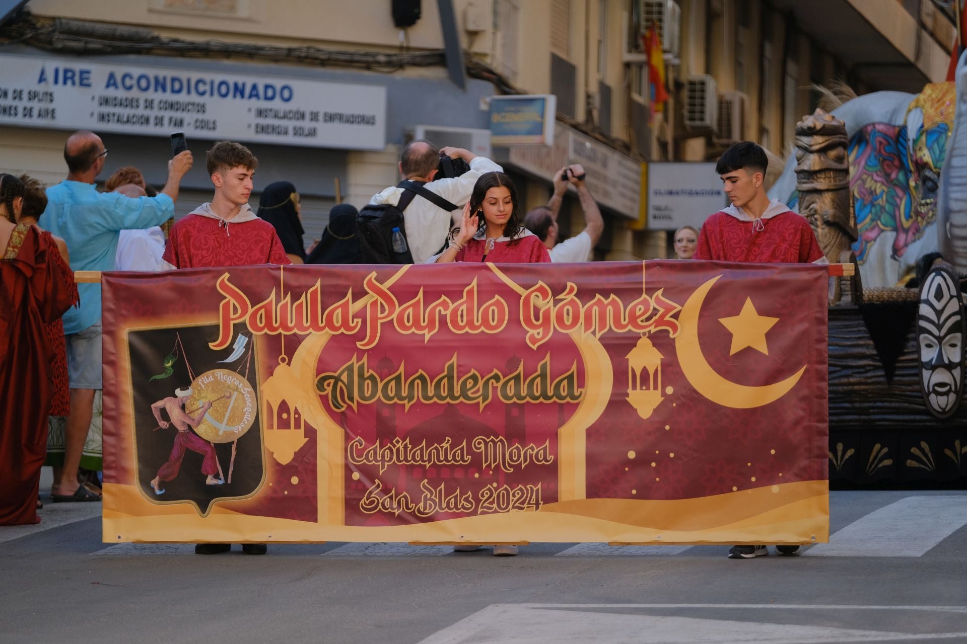 La entrada del bando moro de San Blas, en imágenes