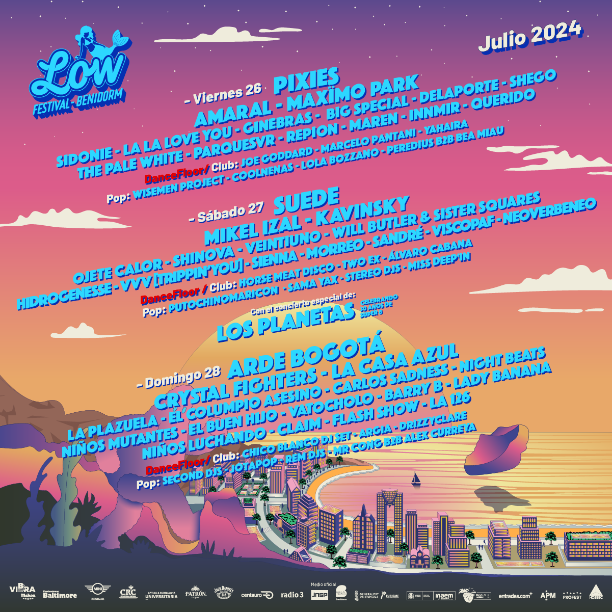 Cartel completo Low Festival 2024