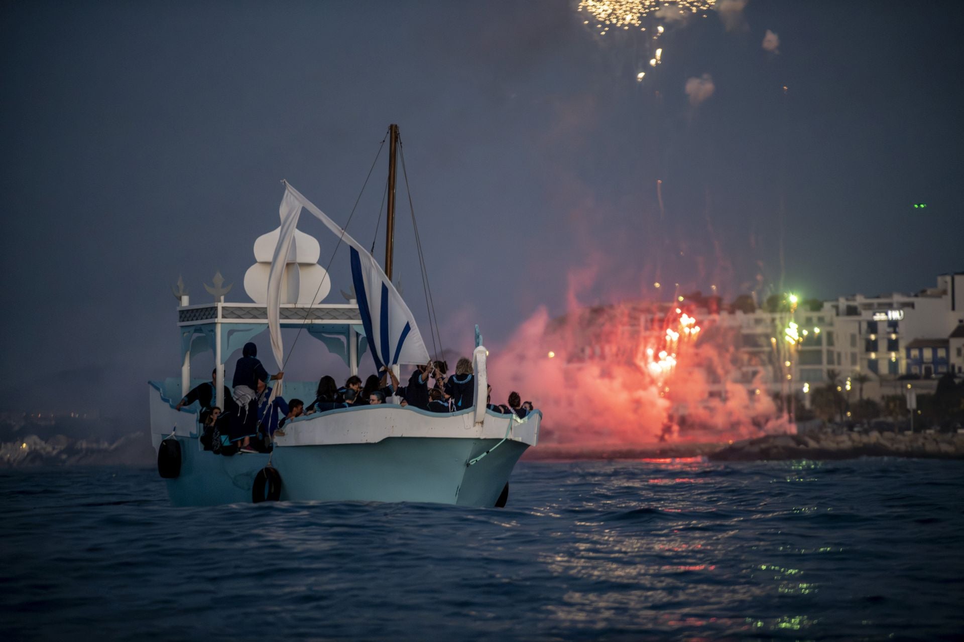 Impresionante desembarco moro en las fiestas de La Vila Joiosa