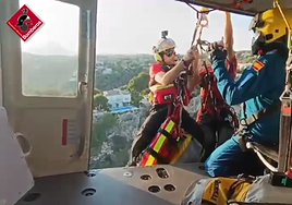 Imágenes del rescate.