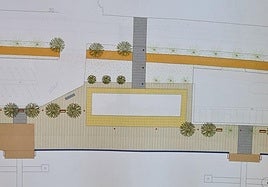 Equema de cómo quedará la avenida de Niza tras la rehabilitación.
