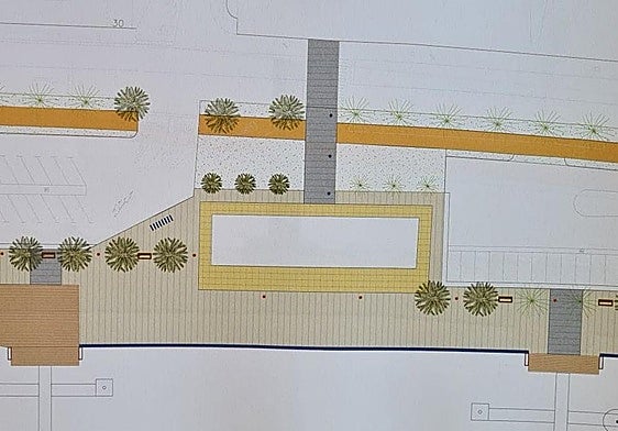 Equema de cómo quedará la avenida de Niza tras la rehabilitación.