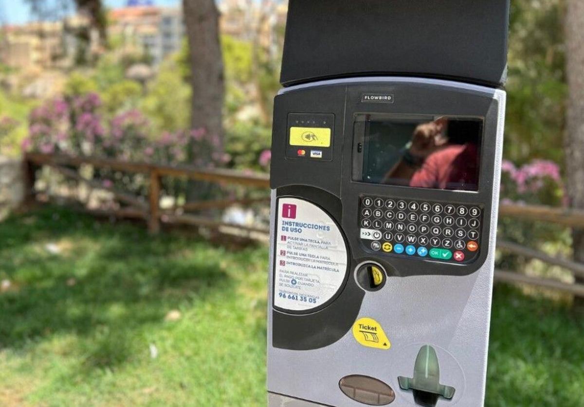 Parquímetro de la ciudad de Elche.