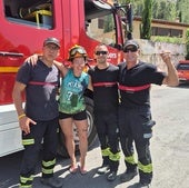 El 'ángel' que ayudó a los bomberos durante el incendio en Penáguila