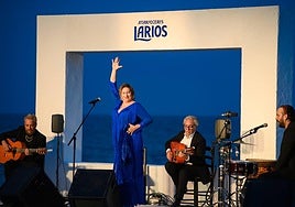 Estrella Morente durante su concierto en Alicante.