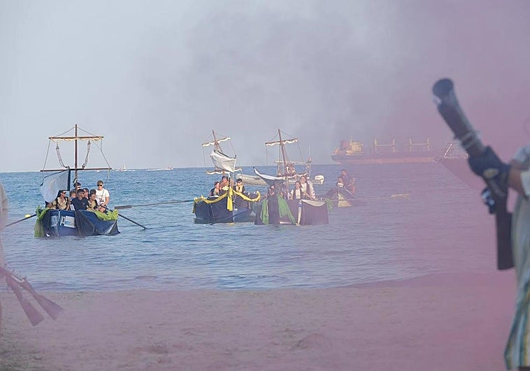 Desembarco de los moros.