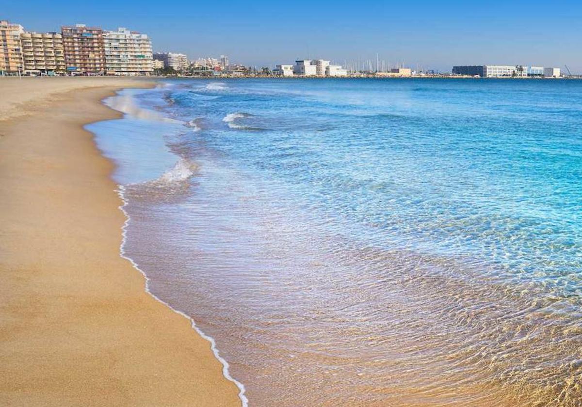 Playa de Santa Pola.
