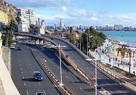 Scalextric en la Avenida Villajoyosa