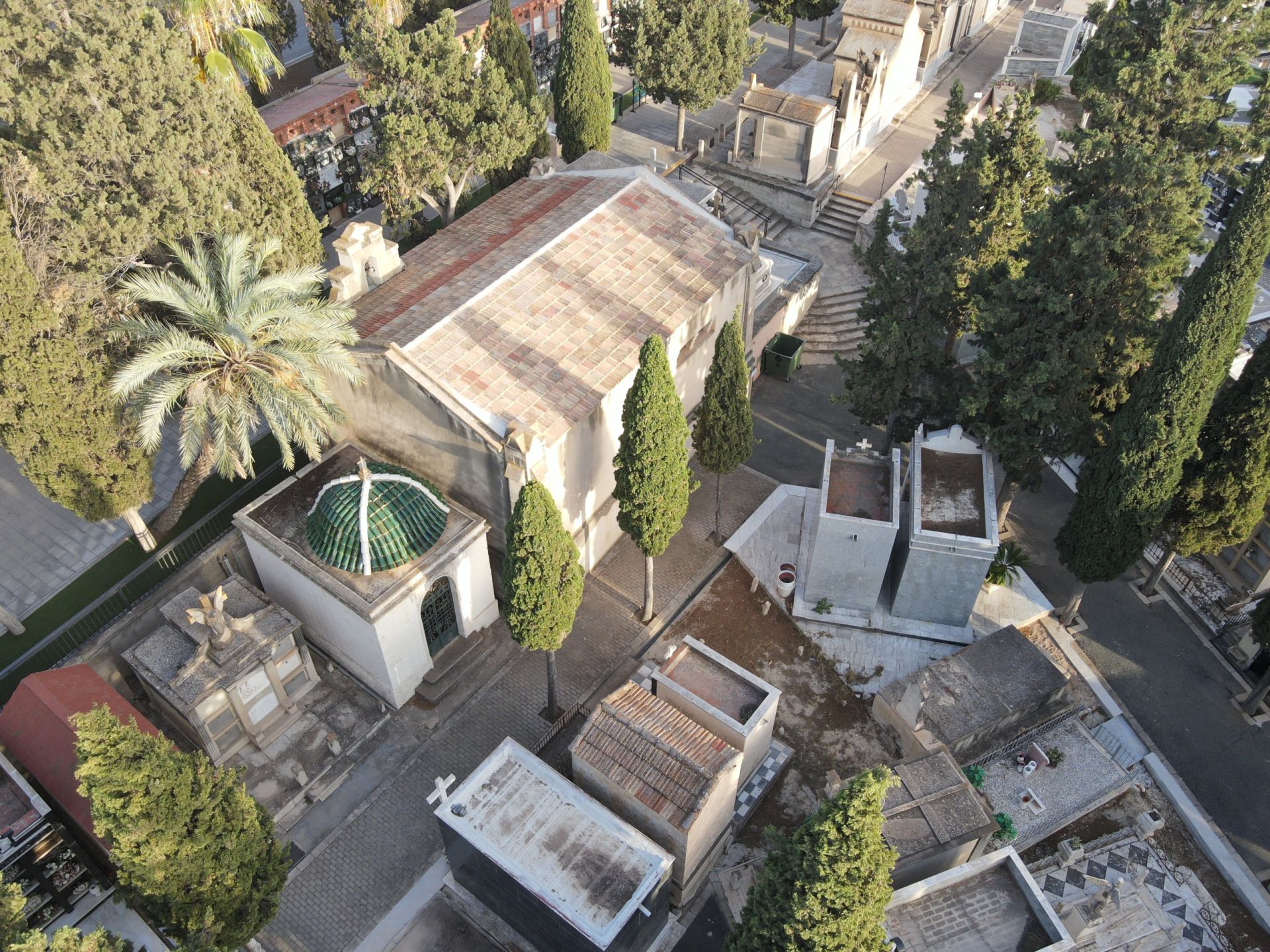 Ermita del cementerio de Santa Bárbara.
