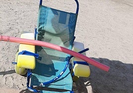 Una de las sillas anfibias sobre las que se centran las críticas.