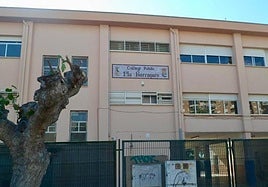 El colegio público Pla Barraques de El Campello.