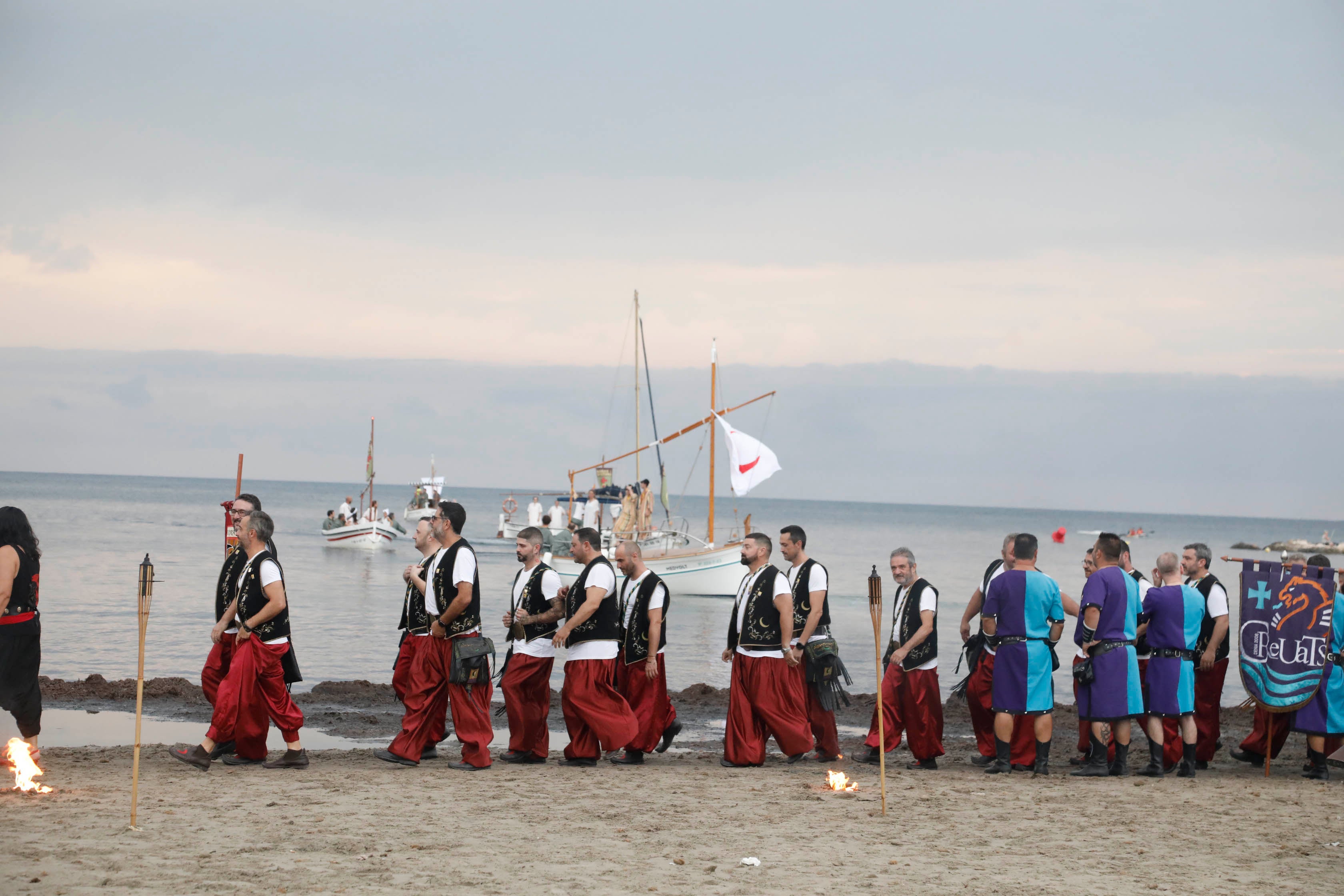 Así ha sido el desembarco moro en Dénia