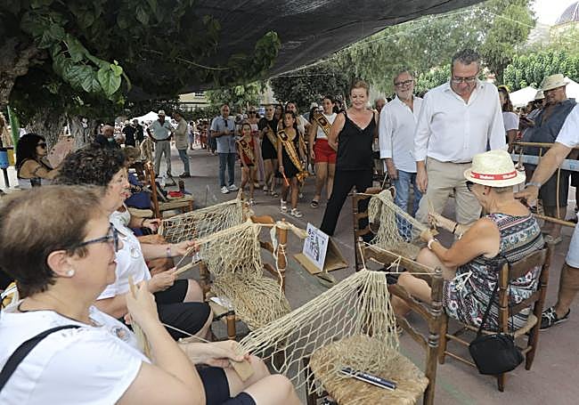 Demostración Nacional de los Trabajos Artesanales del Cáñamo en Callosa de Segura.
