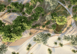 Vista de como quedará la Almadraba.