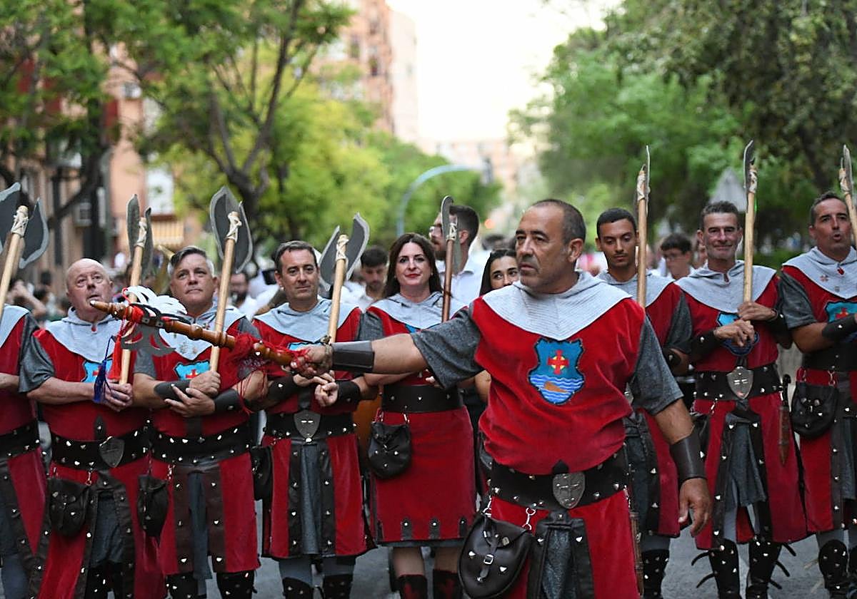 Entrada en las fiestas de Altozano.