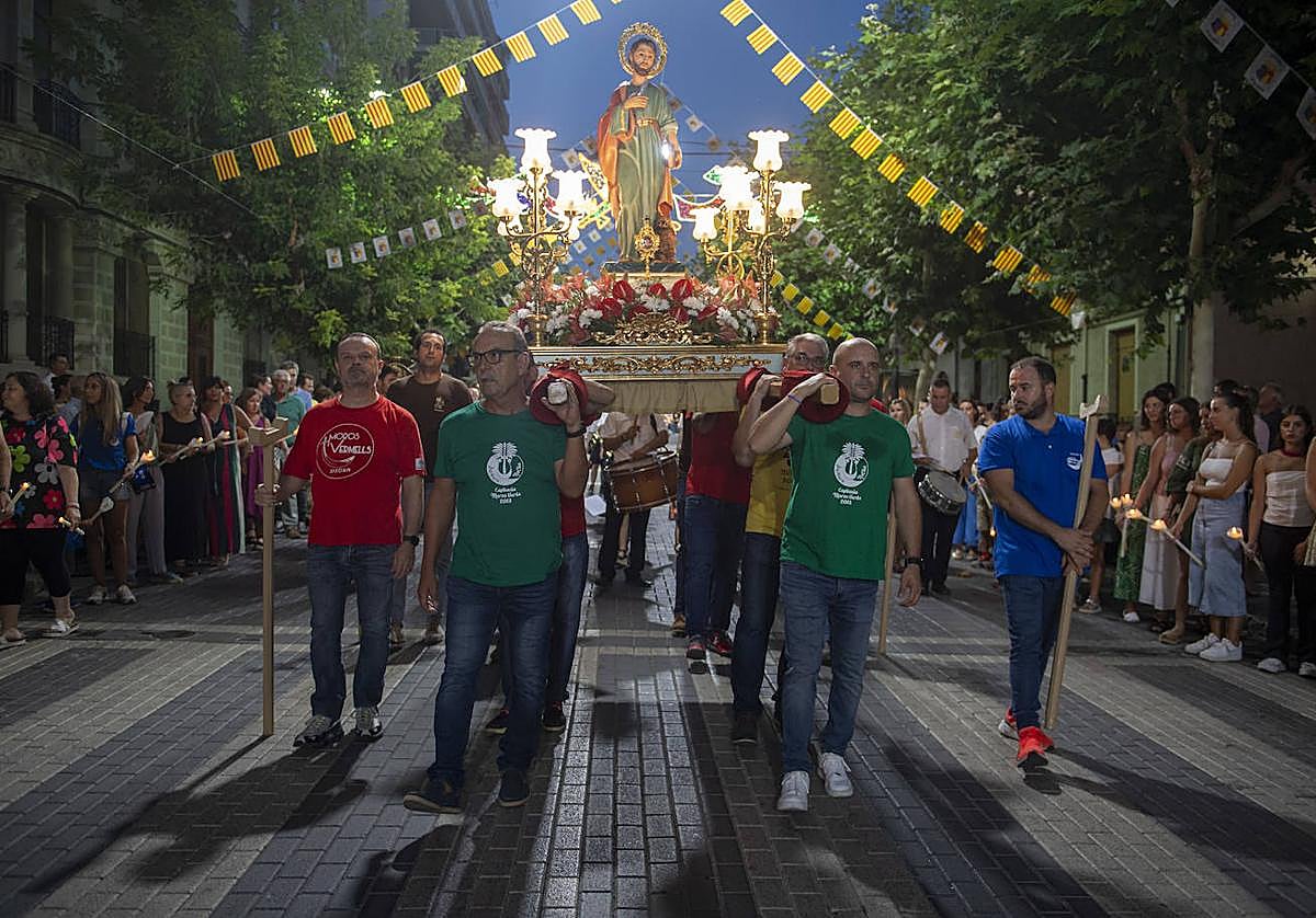 Imagen de archivo de la Procesión de Fiestas de Xixona.