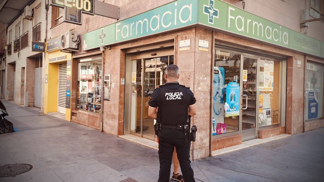 Farmacia donde se descubrió la receta falsa.