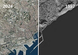 La ciudad en 2024 y 1957.