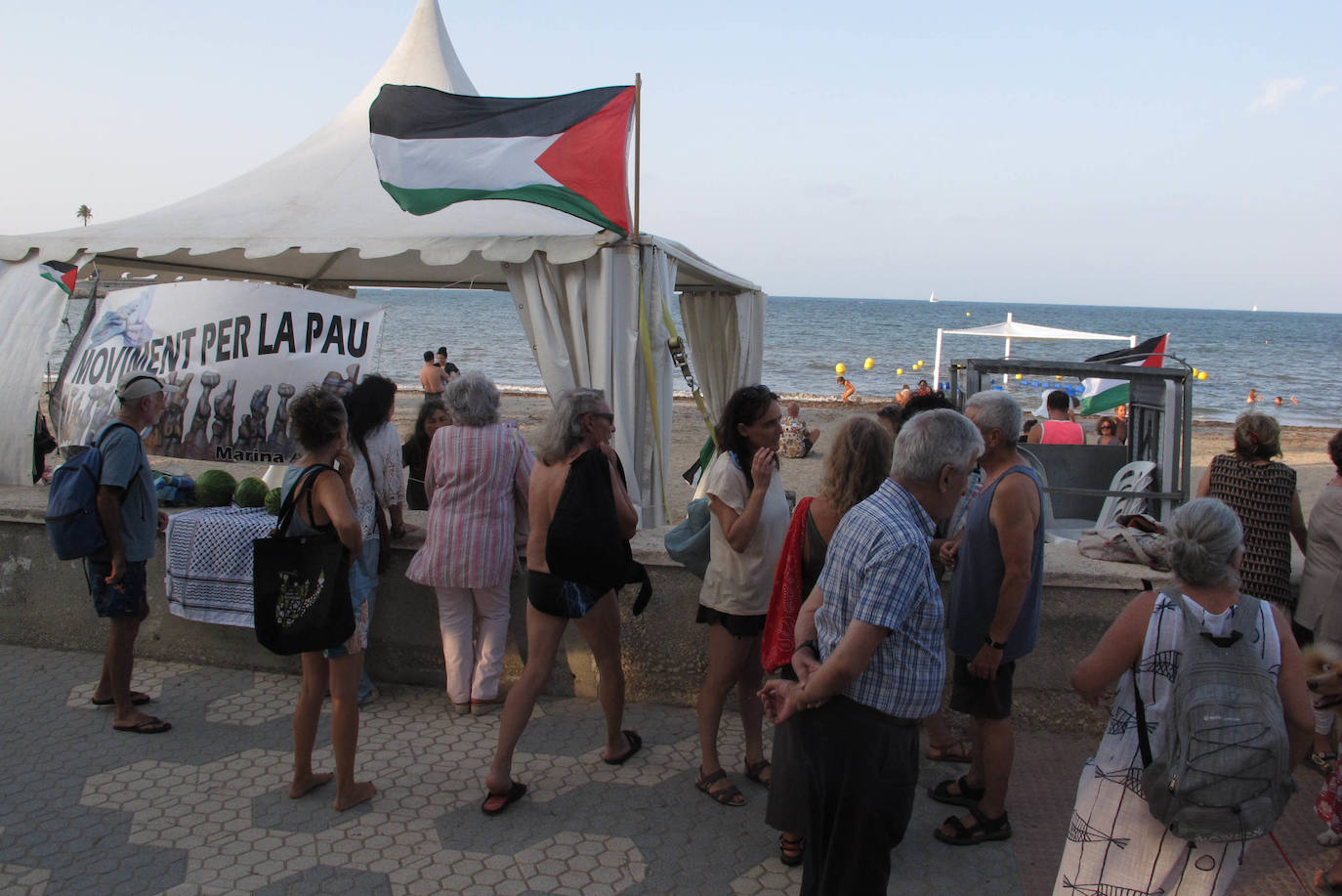 Dénia se moja en solidaridad con Palestina