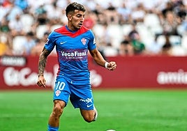 Nico Fernández Mercau, en el partido contra el Albacete.