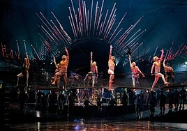 Espectáculo 'Alegría' en el Circo del Sol.