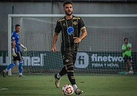 Álvaro Pérez, en el primer partido frente al Betis B.