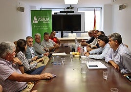 Reunión de Asaja Alicante con representantes de la Consellería de Agricultura.