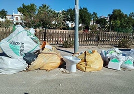 Uno de los vertederos ilegales que están proliferando en Orihuela.