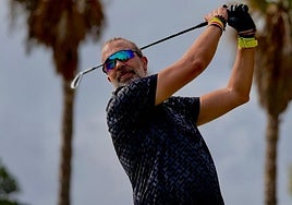 Partida de golf en el marco del torneo.