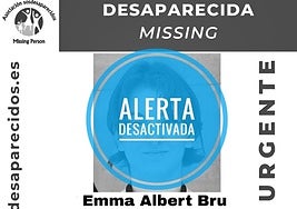 Buscan a Emma, menor desaparecida en Alicante.