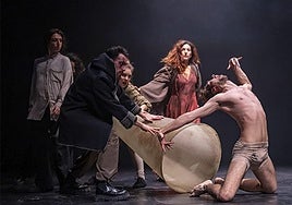 Representación del clásico de Valle-Inclán, 'Divinas palabras'.