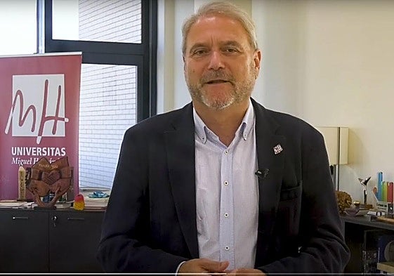 El rector de la UMH, Juan José Ruiz Martínez.