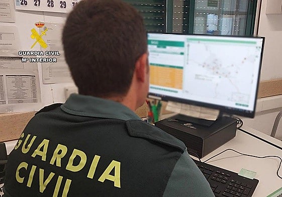 Investigador de la Guardia Civil.