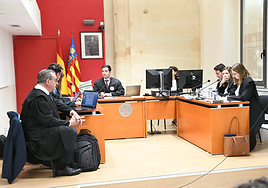 Sala donde se desarrolla el juicio.