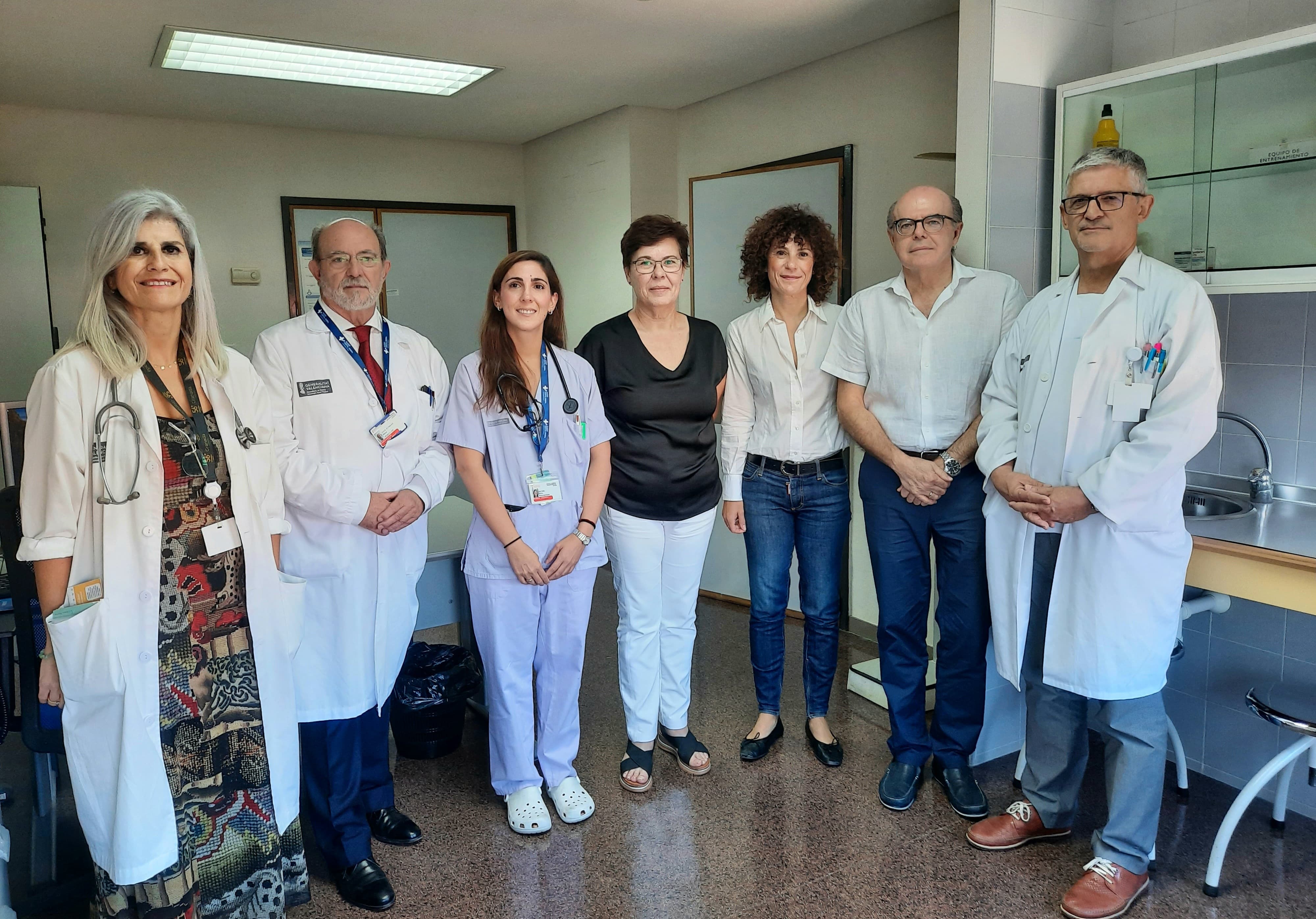 Integrantes de la Unidad de Hipertensión Pulmonar del Hospital General Universitario Doctor Balmis.