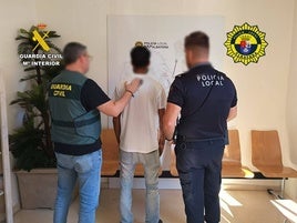 Detenido en la operación.