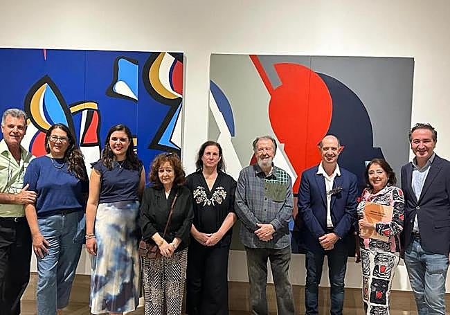 Inauguración de la muestra 'Mariano Maestro. Estructuras criptomórficas'.